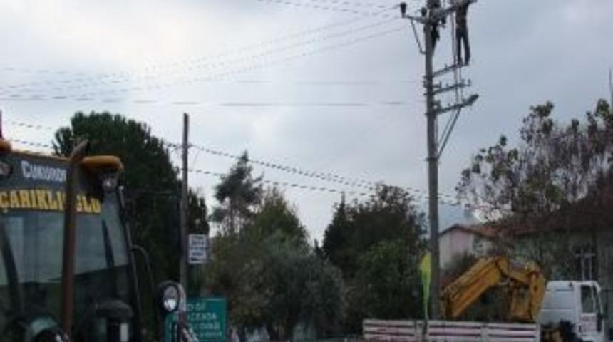 Elektrik Telleri Yer Altına Alındı