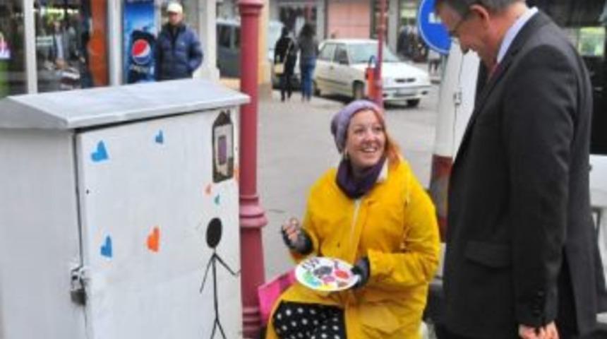 Akşehir&rsquo;de Elektrik Panoları Sanatla Buluştu