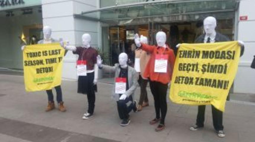 Greenpeace&rsquo;ten 'zehirli Kimyasal' Eylemi