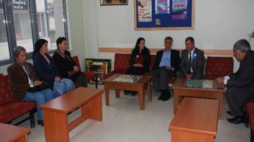 Başkan B&uuml;y&uuml;kaslan'dan '&ouml;ğretmenler G&uuml;n&uuml;' Ziyaretleri