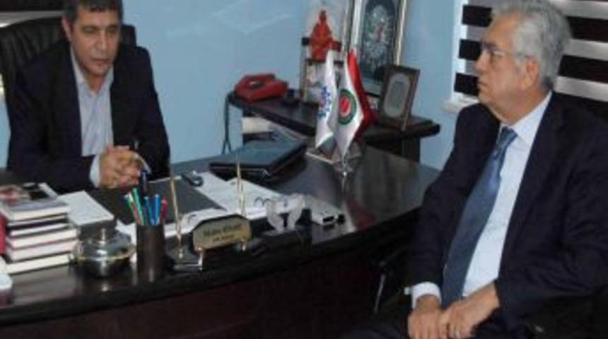 İTSO Y&ouml;netiminden &Ccedil;elik-İş Sendikası'na Ziyaret