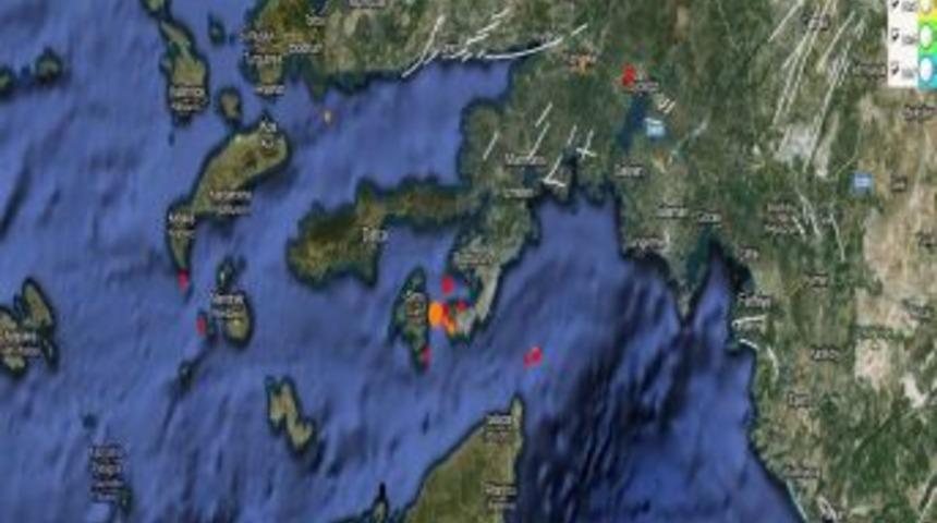 Marmaris&rsquo;te, 7 deprem meydana geldi