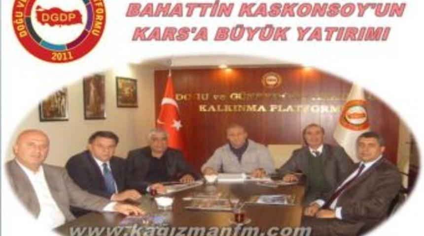 Bahattin KOSKONSOY Kars i&ccedil;in b&uuml;y&uuml;k projesi.