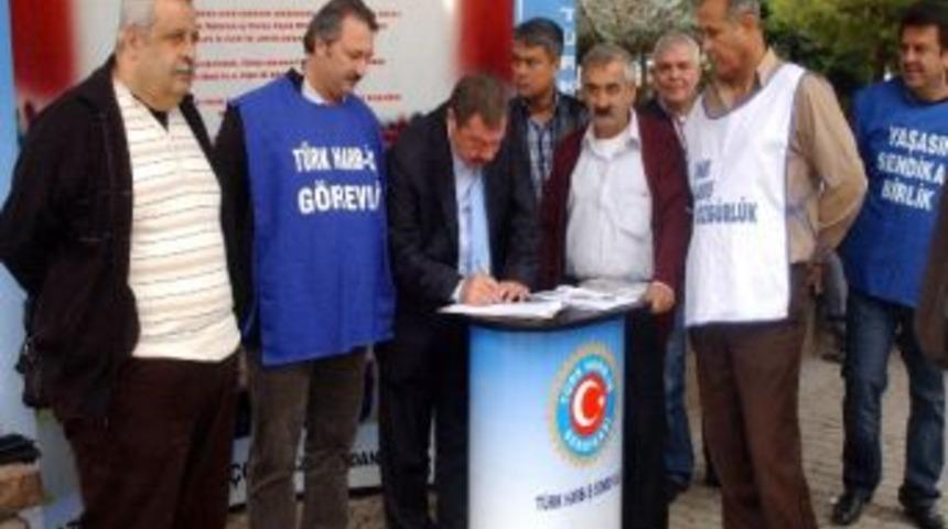 T&uuml;rk Harb-iş'ten "vergide Adalet" İmza Kampanyası