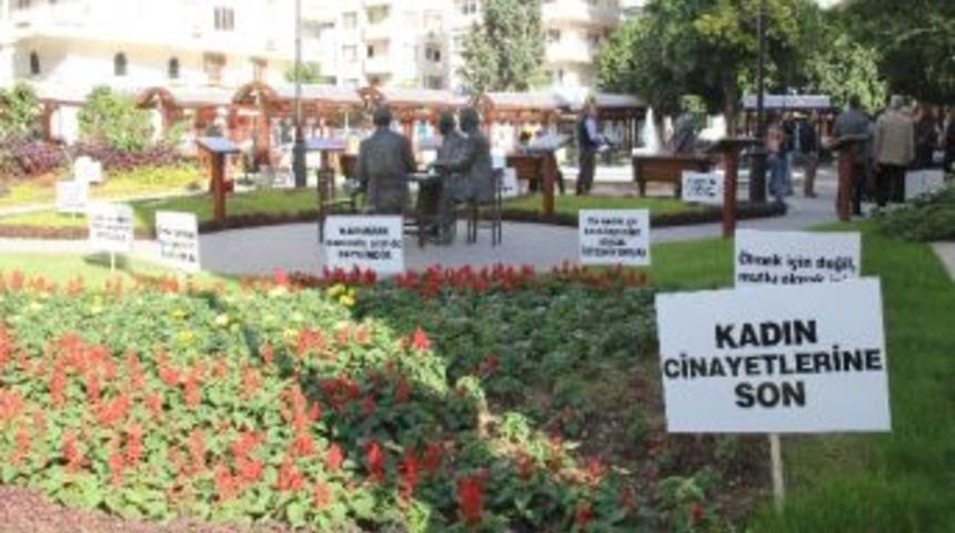 Kadınlardan Kadına Şiddete D&ouml;vizli Tepki