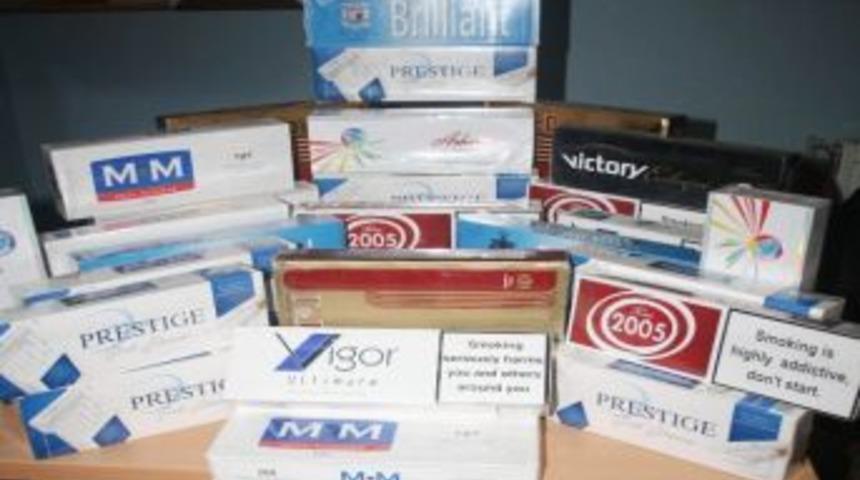 Şehir Merkezinde Ka&ccedil;ak Sigara Operasyonu