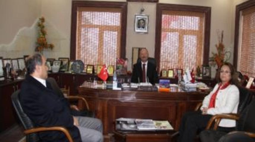 Ne&uuml; Rekt&ouml;r&uuml; Prof. Dr. Kılı&ccedil;&rsquo;tan Hayırsever İşadamı Ertaş&rsquo;a Ziyaret