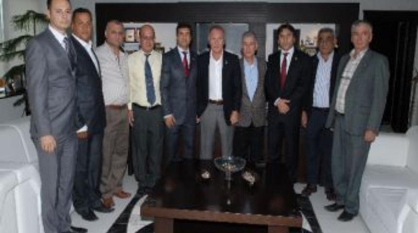 Sıhhi Tesisat&ccedil;ılardan Başkan Evcilmen&rsquo;e Ziyaret