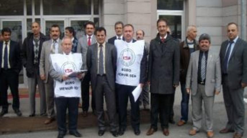 Yozgat B&uuml;ro Memur-sen Adliye &Ccedil;alışanlarına Uygulanan Adaletsizliğin D&uuml;zeltilmesini İstiyor