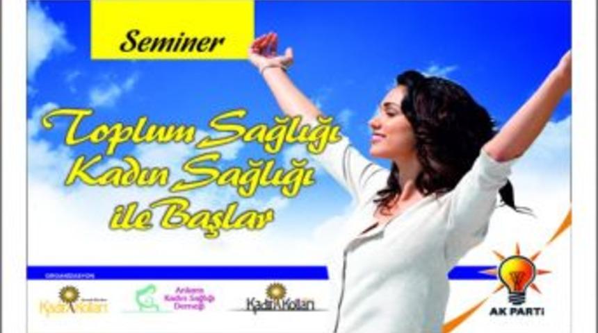 Ak Parti kadın kollarından seminer