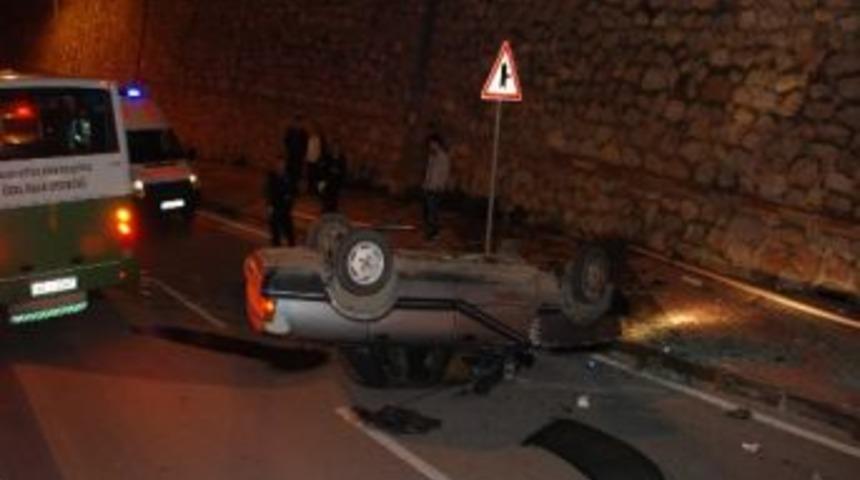 Alkoll&uuml; S&uuml;r&uuml;c&uuml; Kaza Yaptı