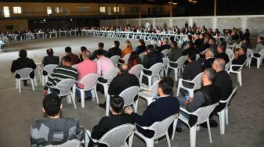 Oto tamir sitesinde kura heyecanı