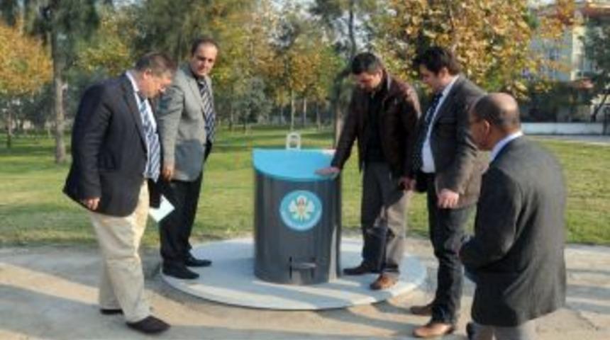 Manisa'da Yer Altı &Ccedil;&ouml;p Konteynerleri Kullanılmaya Başlıyor