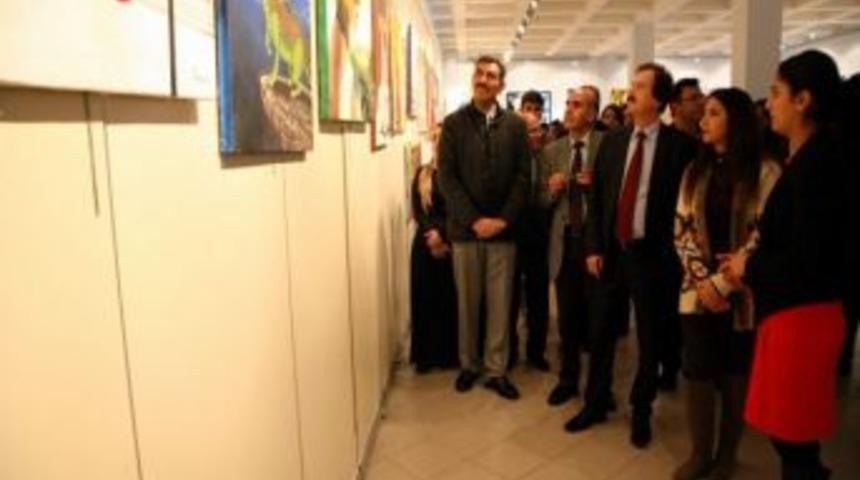 Yağlıboya Resim Sergisi A&ccedil;ıldı