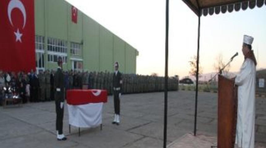 Şehit Astsubay Memleketine Uğurlandı