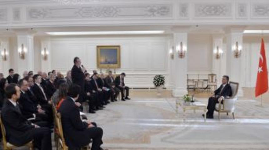 Batı Trakya T&uuml;rkleri Dayanışma Derneği Heyeti &Ccedil;ankaya K&ouml;şk&uuml;&rsquo;nde