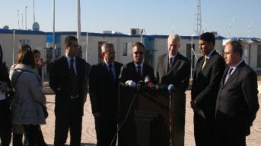 Abd'li Heyet, Konteyner Kent Ziyareti Sonrası Basın Toplantısı D&uuml;zenledi