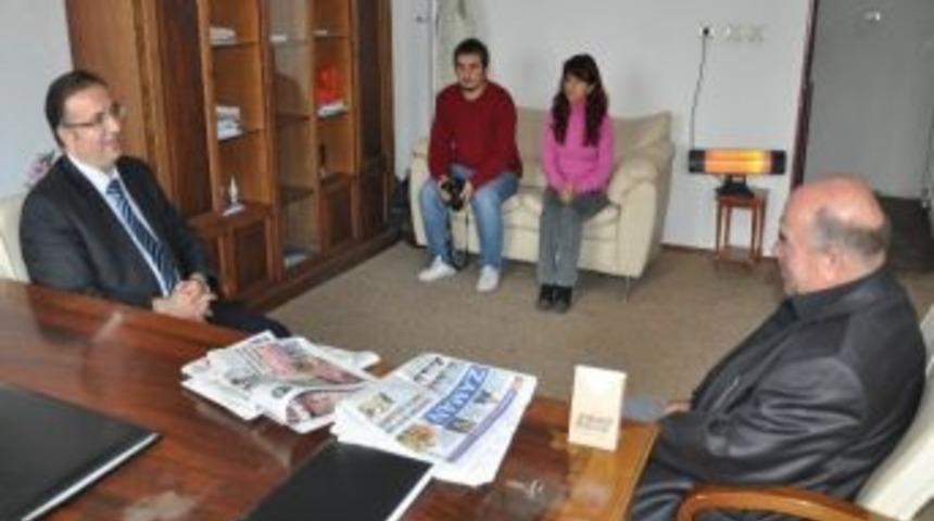 Keşan Kaymakamı Dınkırcı, Yerel Gazeteleri Gezdi