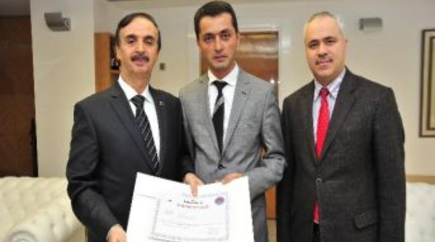 Başkan Keskin&rsquo;e Valilikten Teşek&uuml;r Belgesi