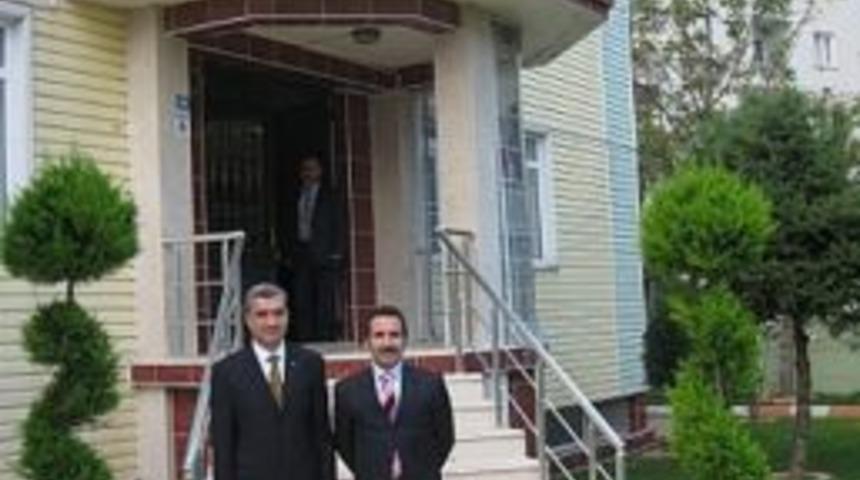 Kaymakam Mantı'dan M&uuml;ft&uuml; &Ccedil;etin'e Ziyaret