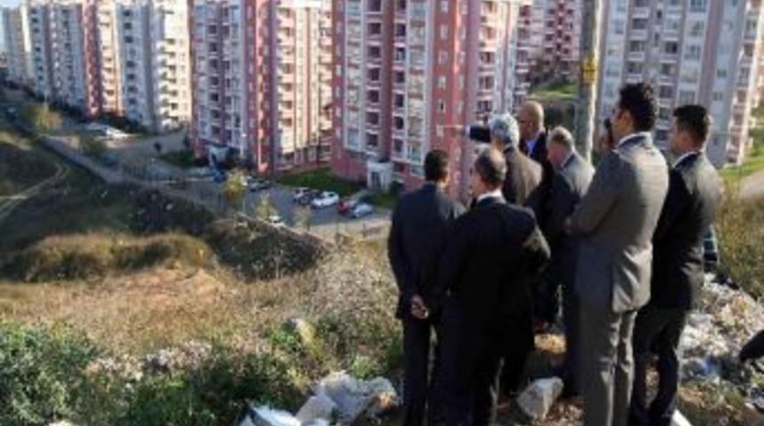 Karaosmanoğlu Yeni Yapılan Sosyal Konut Alanlarını İnceledi