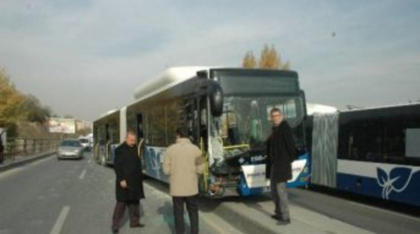 Başkentte Trafik Kazası: 1 Yaralı