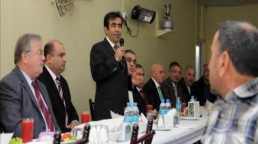 Vali G&uuml;zeloğlu Nakliyeciler Sitesi'ni Ziyaret Etti