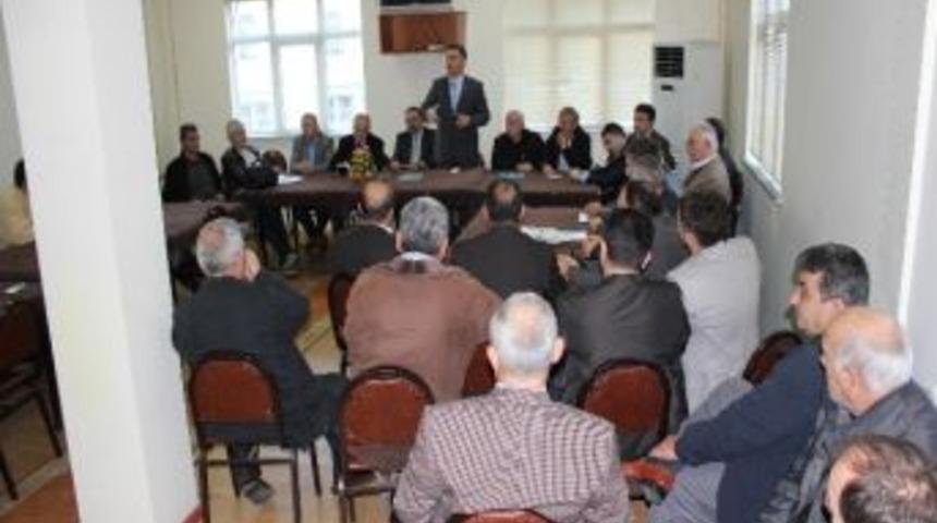 G&ouml;rele Belediye Başkanı Melikoğlu K&ouml;y Ve Mahalle Muhtarları İle &Ccedil;&ouml;p Tesisini Konuştu