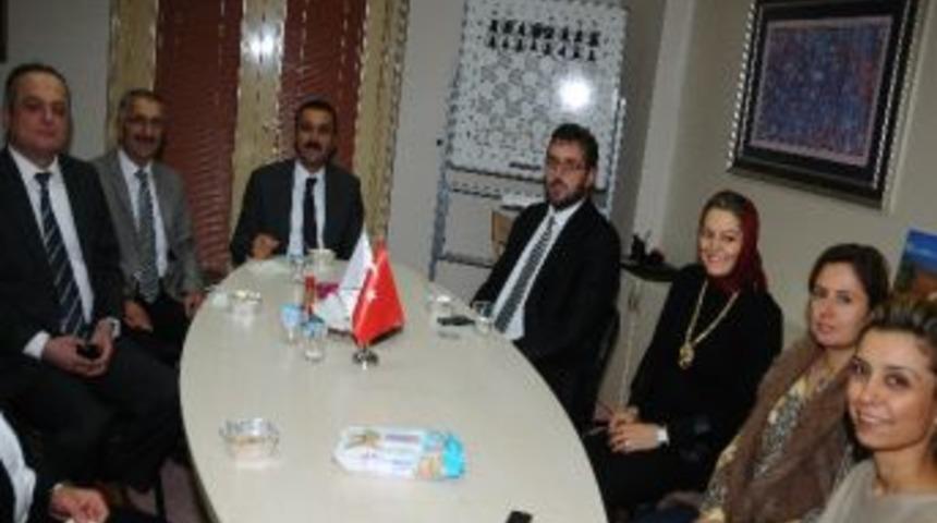 D&uuml;zce Belediye Başkanı İsmail Bayram K&uuml;lt&uuml;r M&uuml;d&uuml;rl&uuml;ğ&uuml;'n&uuml; Ziyaret Etti