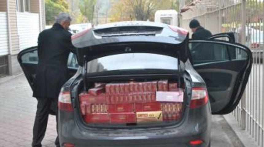 Kırıkkale'de 10 Bin Paket Ka&ccedil;ak Sigara Yakalandı