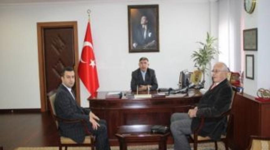 Eski Bakan Kazım Oksay’dan, Vali Yılmaz'a Ziyaret