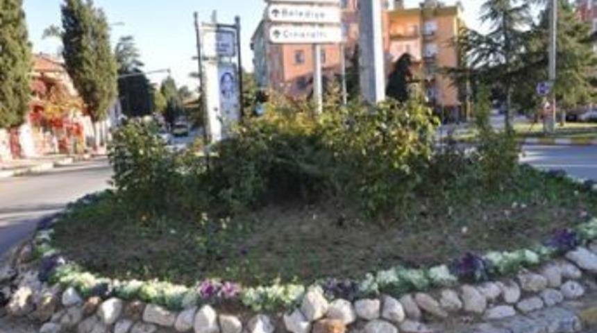 Park ve yeşil alanlara kış &ccedil;i&ccedil;ekleri