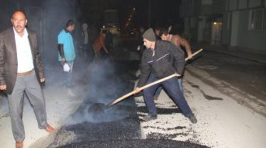 Erzincan'da Asfalt &Ccedil;alışmaları Aralıksız Devam Ediyor