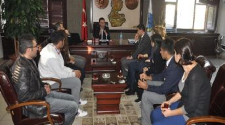 Batman Gen&ccedil;lik Meclisi Belediye Başkanvekili Temel&rsquo;i Ziyaret Etti