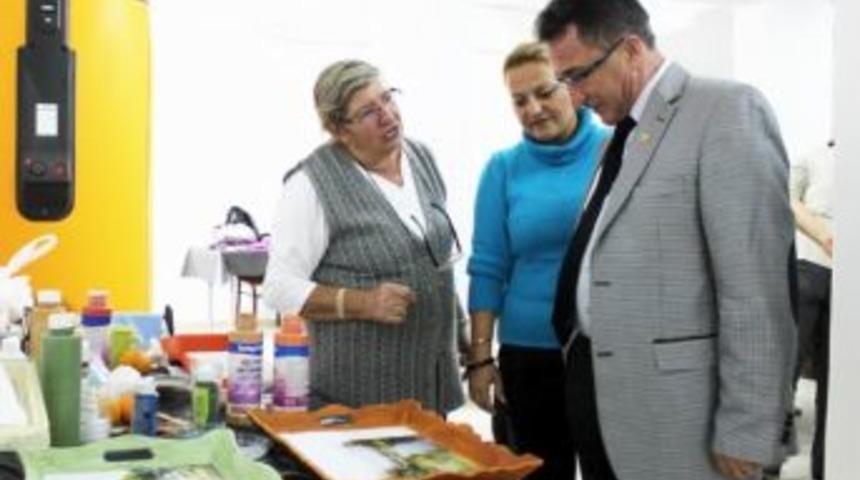 Başkan Saka, Kursiyerleri Ziyaret Etti