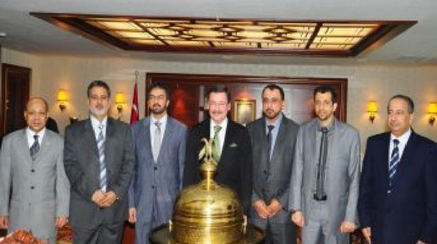 Umman Heyetinden Başkan G&ouml;k&ccedil;ek&rsquo;e Ziyaret