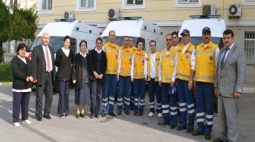 Yeni Alınan Ambulanslar Hizmete Girdi