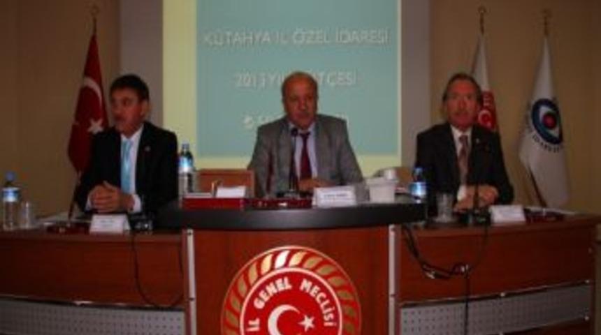 K&uuml;tahya İl Genel Meclisi'nin B&uuml;t&ccedil;esi Onaylandı