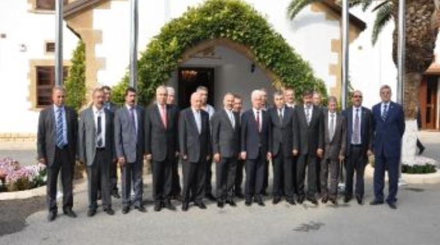 Din&ccedil;er Başkanlığındaki Heyet Kktc&rsquo;yi Ziyaret Etti