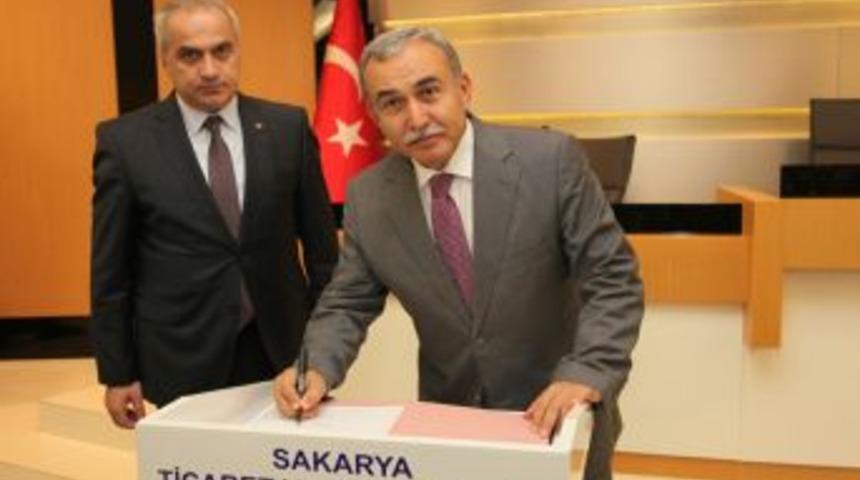SATSO Tarafından Yaptırılacak Meslek Lisenin Protokol&uuml; Imzalandı