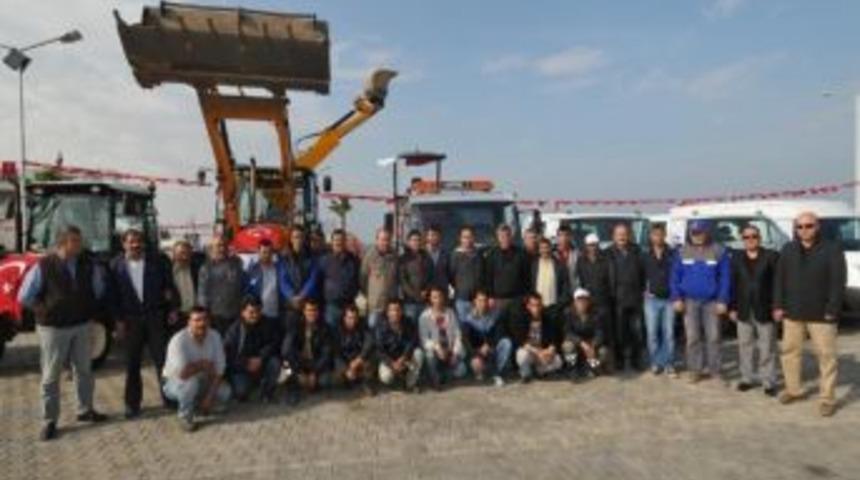 G&uuml;zelbah&ccedil;e Belediyesi Ara&ccedil; Filosunu G&uuml;&ccedil;lendirdi