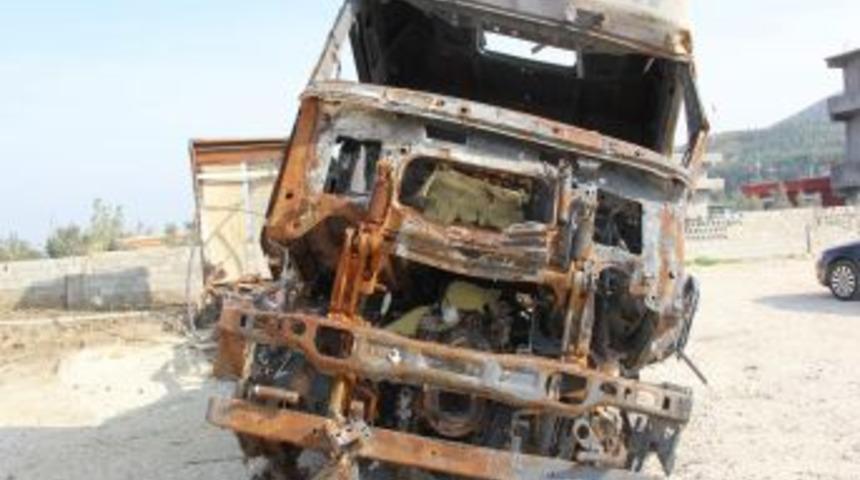 Suriye&rsquo;de TIR&rsquo;ları Yanan Firma Sahiplerine Kasko Şoku