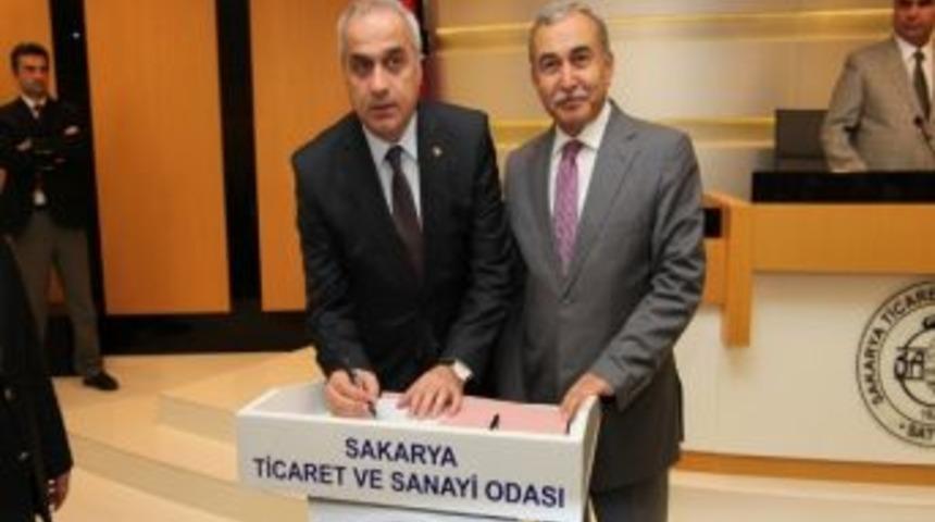 Satso Meslek Lisesi Protokol&uuml; Meclis Toplantısı'nda İmzalandı