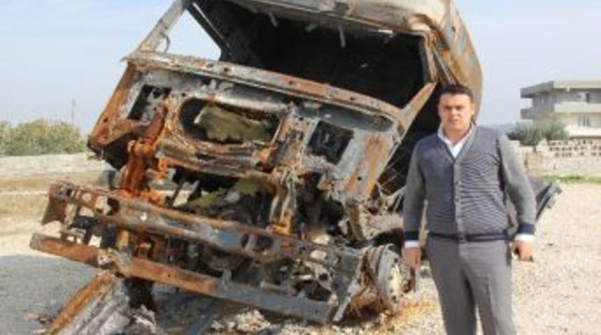 Suriye&rsquo;de Tır&rsquo;ları Yanan Nakliye Şirketleri Mağdur