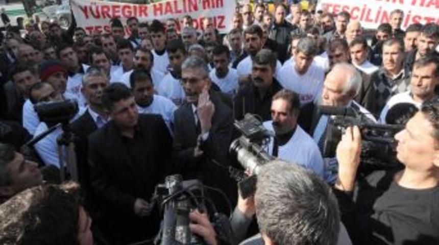 Hal Esnafının 'tescil' Eylemi