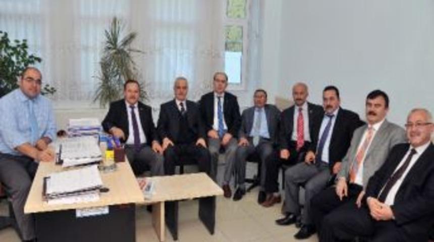 G&uuml;m&uuml;şhane İl Genel Meclisinden Hastane Genel Sekreterine Ziyaret