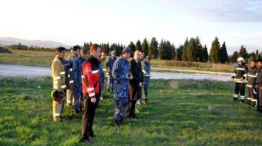 Askeri &Uuml;sde Yangın Tatbikatı