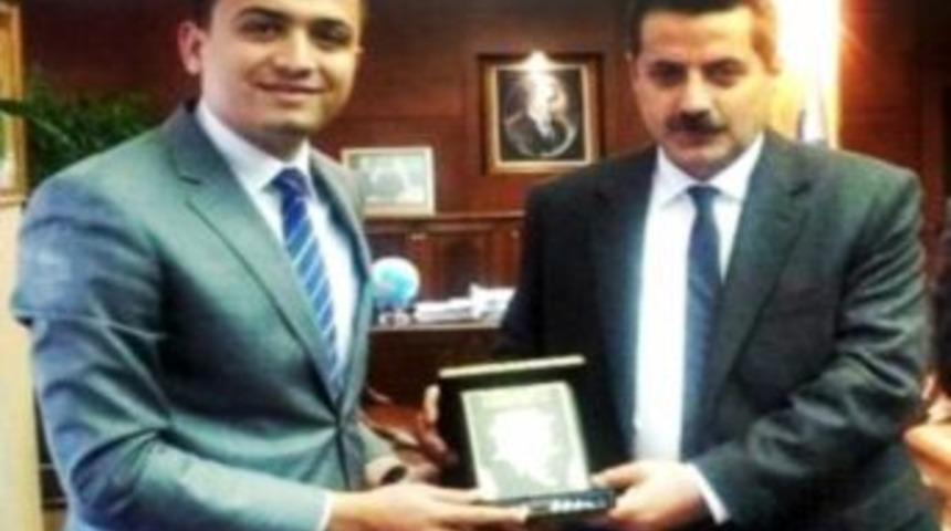 Halfeti Kaymakamı Keklik, Bakan Faruk &Ccedil;elik'i Ziyaret Etti