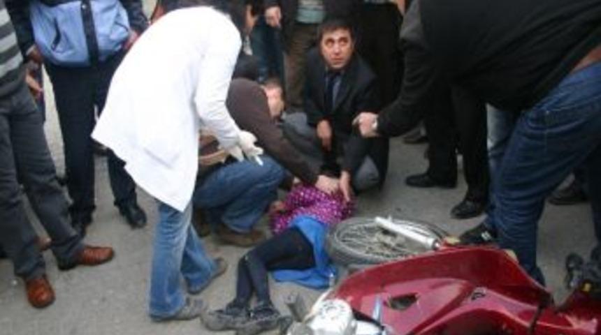 Hisarcık'ta Motosiklet Kazası: 1 Yaralı