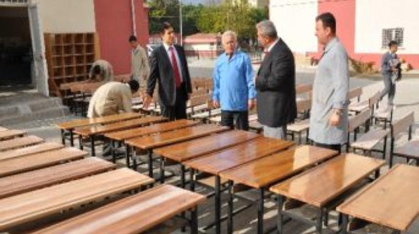 Soma'daki Okulların Sıraları End&uuml;stri Meslek Lisesi'nden